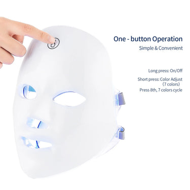 LED Photon Facial Mask for Anti - Aging Treatment - InspiredGrabs.com